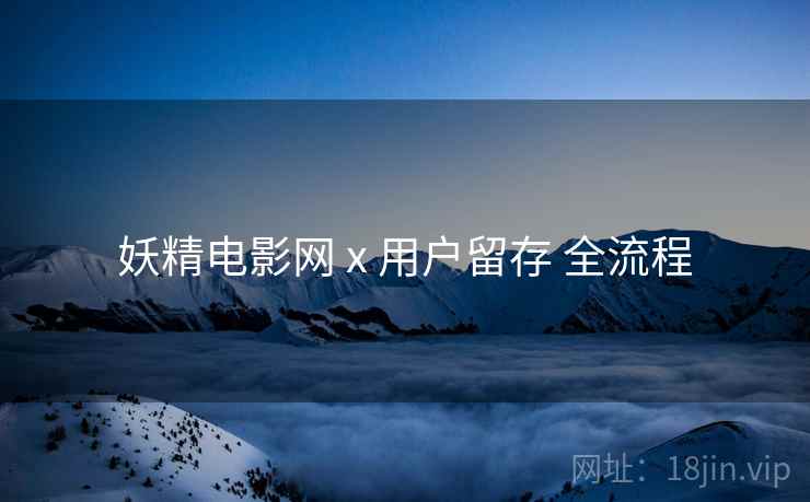 妖精电影网 x 用户留存 全流程