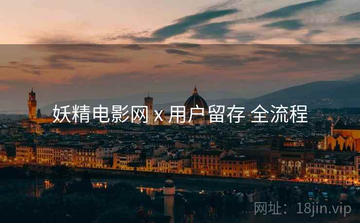 妖精电影网 x 用户留存 全流程