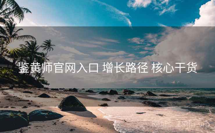 鉴黄师官网入口 增长路径 核心干货