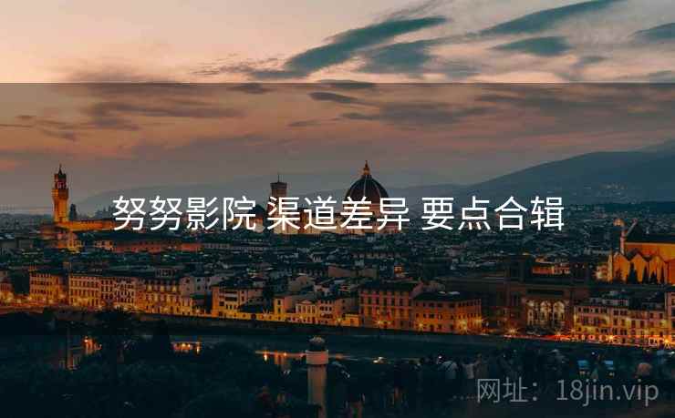 努努影院 渠道差异 要点合辑