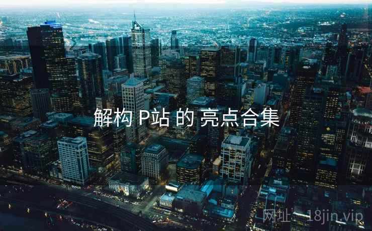 解构 P站 的 亮点合集